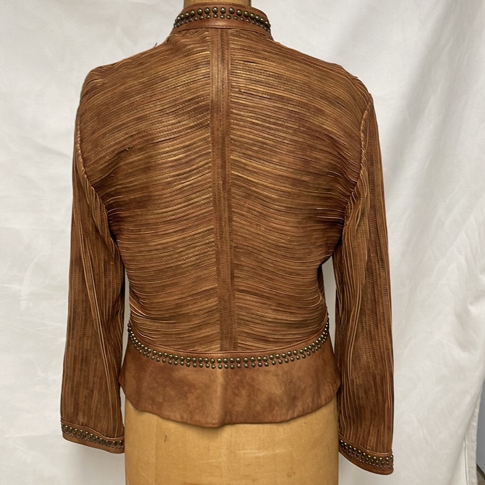 Double D Ranch Leather Jacket - Picture 4 of 7